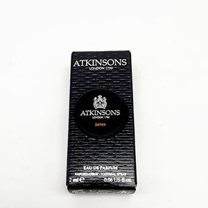 ATKINSONS 2ml Sample Sprays  ~ Free with Purchase of Atkinsons 100ml Bottle (T&C)