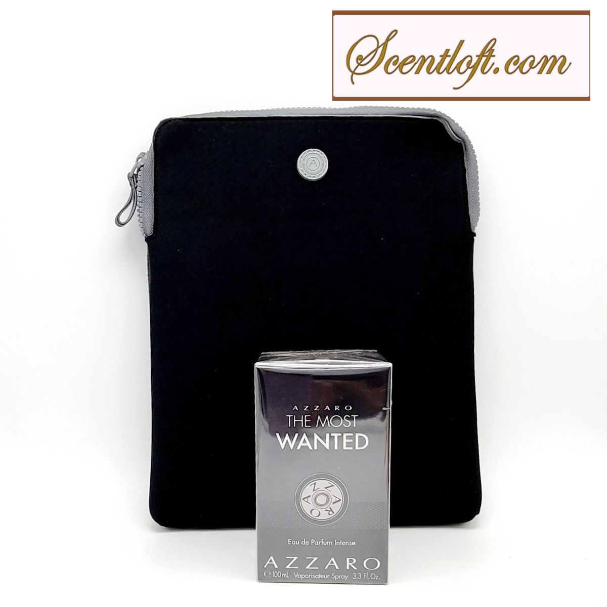 AZZARO The Most Wanted EDP Intense 100ml + Free Azzaro Tablet Pouch *