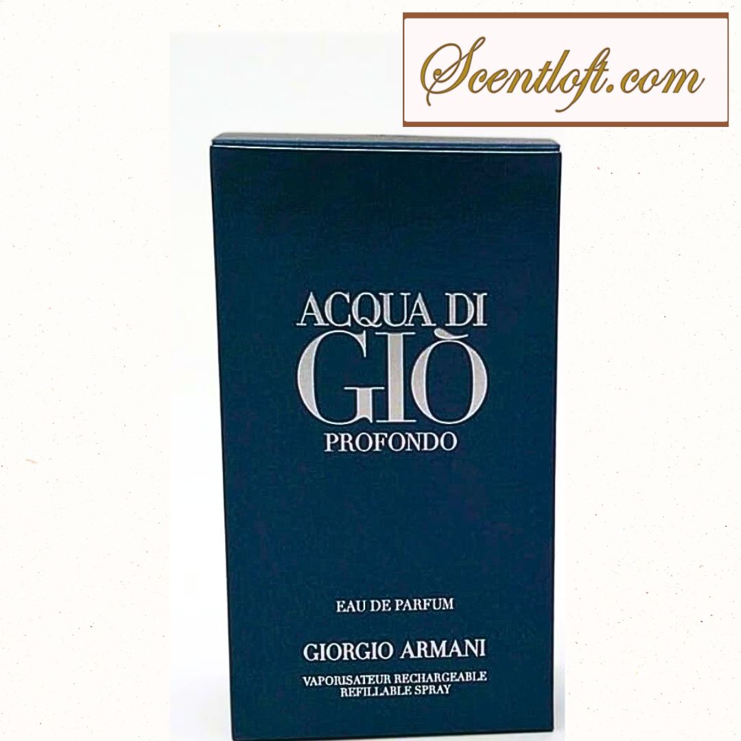 GIORGIO ARMANI Acqua di Gio Profondo EDP 100ml (new refillable bottle packaging)