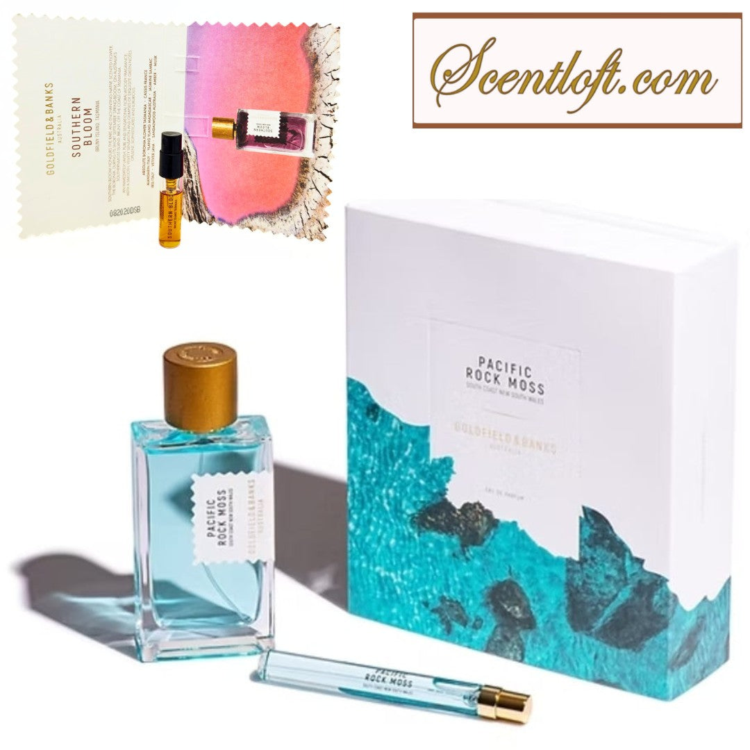 GOLDFIELD & BANKS Pacific Rock Moss Perfume Concentrate Giftset (100ml +10ml Travel Spray)