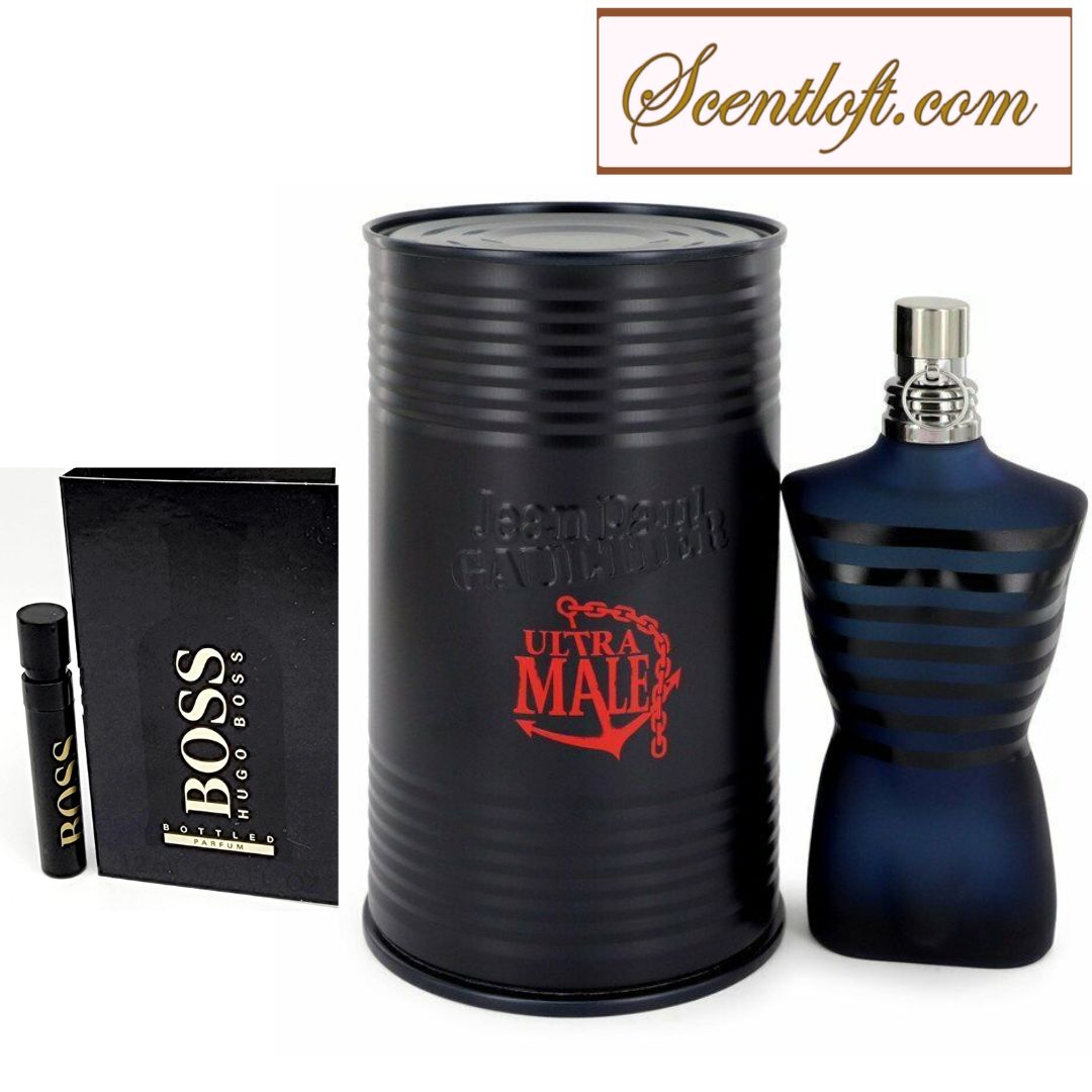 Jean Paul Gaultier JPG Ultra Male EDT Intense 125ml + a Free Mini spray *