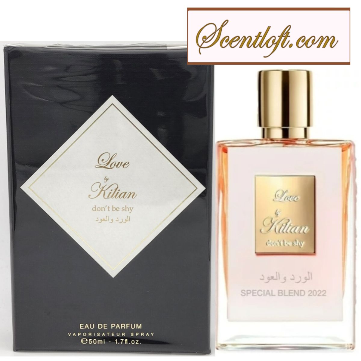 KILIAN autographed Special Blend Love Don't be Shy Rose & Oud EDP 50ml *