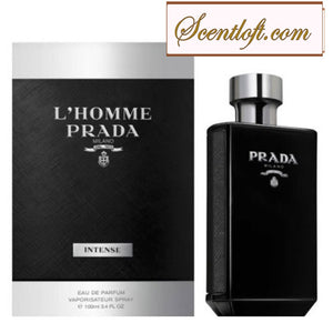 Prada L'Homme Intense EDP 100ml + a free mini spray*