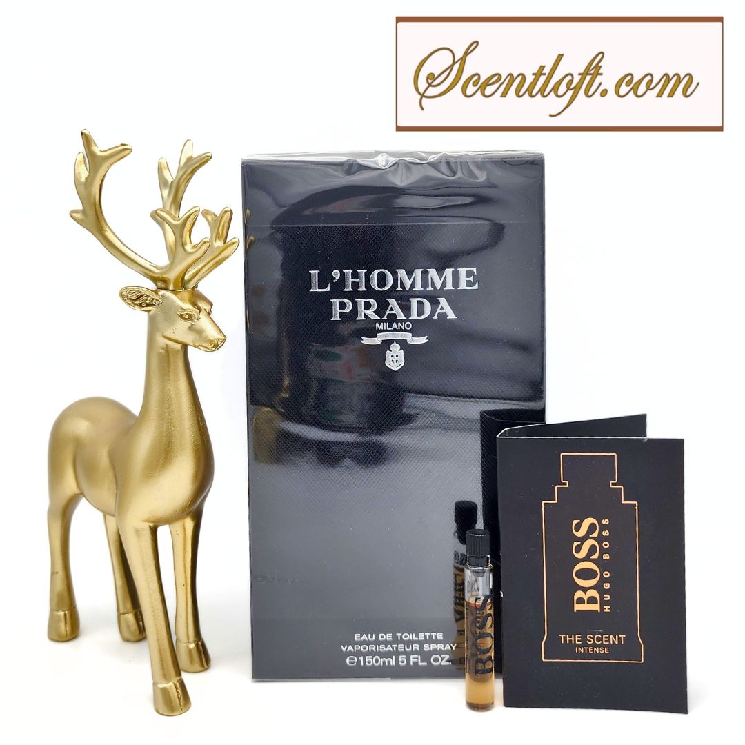 Prada L'Homme EDT 150ml + a free mini spray*