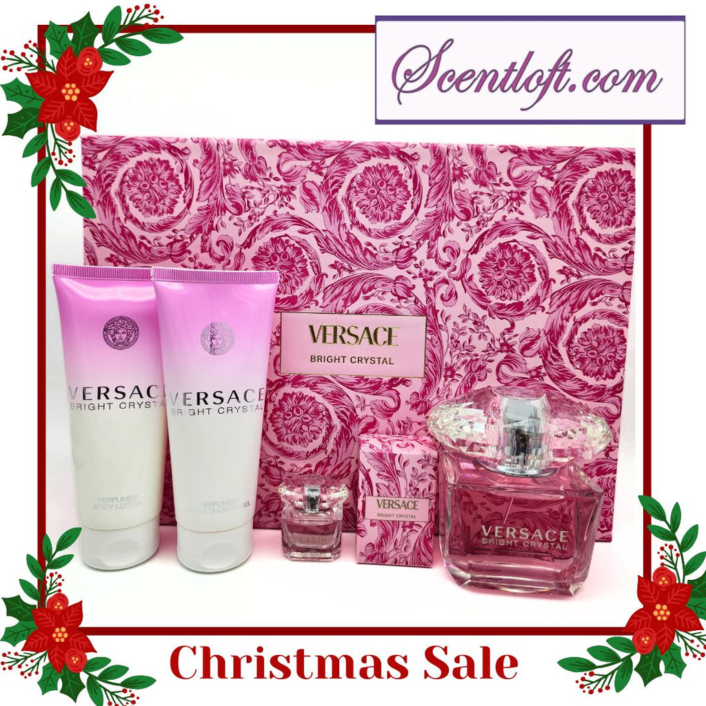 VERSACE Bright Crystal EDT 90 ml 4-piece Gift Set
