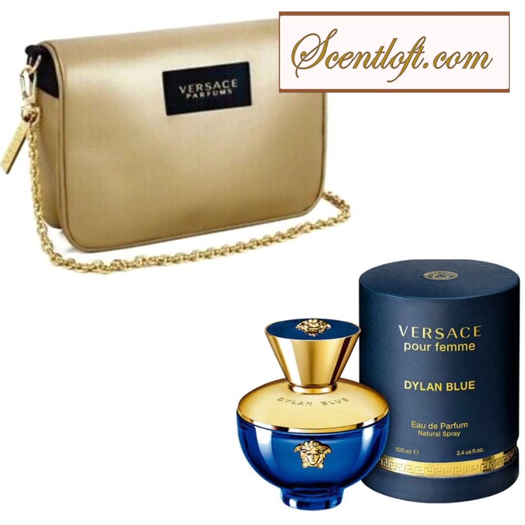 VERSACE Dylan Blue Pour Femme EDP 100ml + Optional Cross-Body Clutch