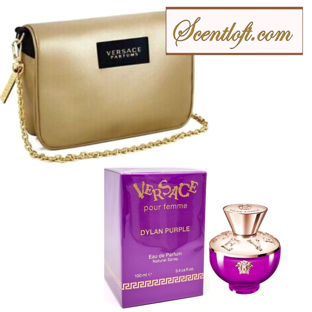 VERSACE Dylan Purple Pour Femme EDP 100ml + Optional Cross-body Clutch