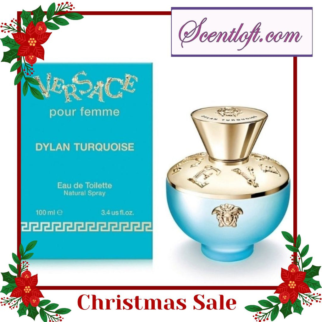 VERSACE Dylan Turquoise EDT 100ml + Optional Cross-body Clutch