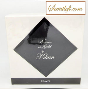 KILIAN Woman In Gold Travel Set with Gold "Muse" Travel Case